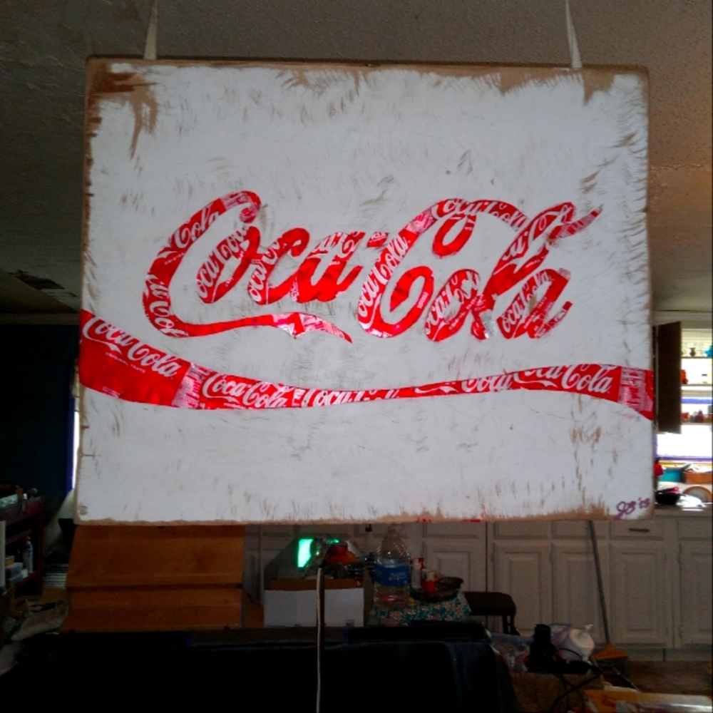 Folk Art Coca-Cola Sign